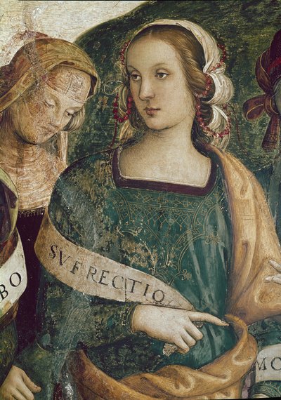 La Sibylle Perse. (détail) - Pietro Perugino