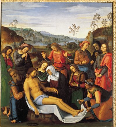 Tombe ou Déploration du Christ - Pietro Perugino