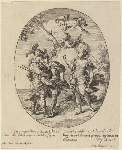 Vénus apparaissant à Achille - Pietro Rotari after Antonio Balestra