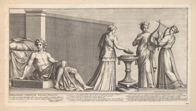 Mariage Aldobrandini (partie droite) - Pietro Sante Bartoli