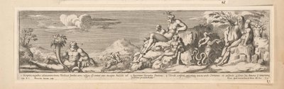 Allégorie de la route entre Rome et Florence - Pietro Sante Bartoli