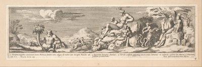 Allégorie de la route entre Rome et Florence - Pietro Sante Bartoli