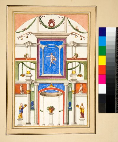 Un mur décoré - Pietro Santi Bartoli