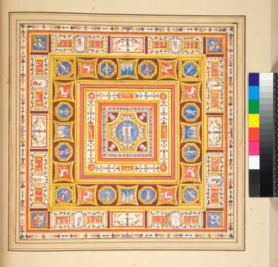 Conception pour une fresque de plafond - Pietro Santi Bartoli