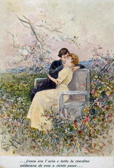 Deux amoureux, illustration par Pietro Scoppetta - Pietro Scoppetta