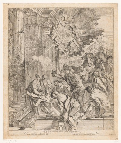 Adoration des mages - Pietro Testa