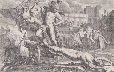 Achille traînant le corps d