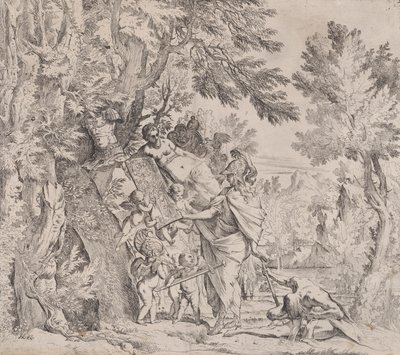Vénus donnant des armes à Énée, vers 1638-40 - Pietro Testa