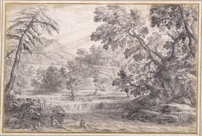 Paysage fluvial boisé, c.1650 - Pietro da Cortona