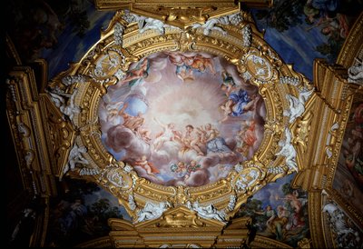 Cosme Ier de Médicis conduit devant Apollon par la Gloire et la Vertu - Pietro da Cortona