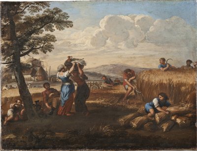 Paysage avec scène de moisson - Pietro da Cortona