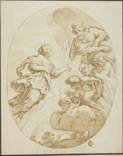 Junon, Zeus et Éole - Pietro da Cortona