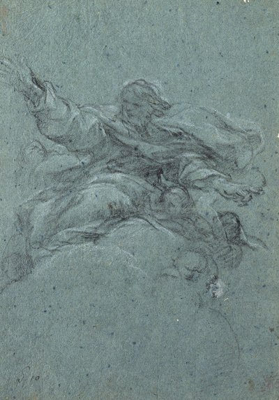 Étude de Dieu le Père - Pietro da Cortona