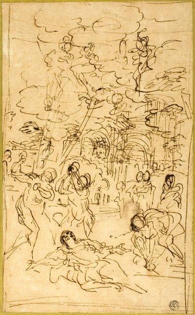 Le Martyre de Saint Étienne - Pietro da Cortona