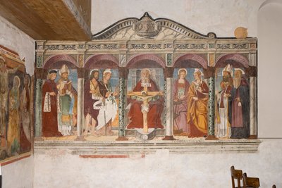 Église Saint-Pierre-et-Saint-Paul, Valvasone, Frioul, Italie (fresque) - Pietro da Vicenza
