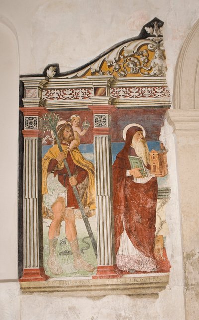 Église Saint-Pierre-et-Saint-Paul, Valvasone, Frioul, Italie (fresque) - Pietro da Vicenza