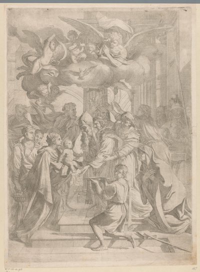 La présentation du Christ au temple - Pietro del Po (attributed to)