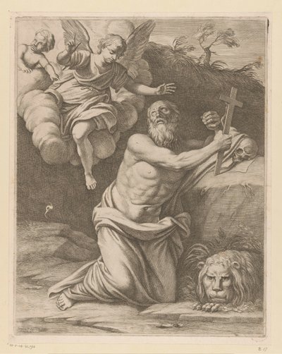 Saint Jérôme dans le désert - Pietro del Po