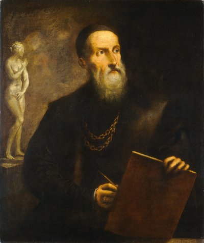 Autoportrait imaginaire de Titien - Pietro della Vecchia