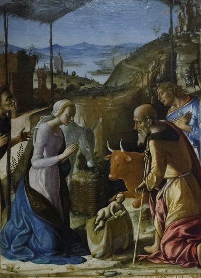 Adoration des bergers, vers 1493-96 - Pietro di Francesco degli Orioli