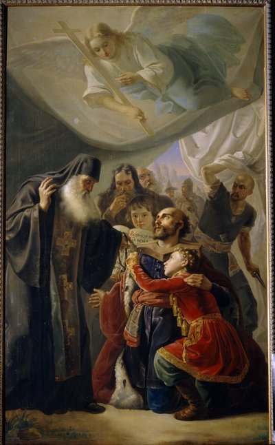 Les adieux au grand prince Michel de Tver - Pimen Nikitich Orlov