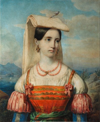 Portrait de Sophia Michailovna Sollogub - Pimen Nikitich Orlov