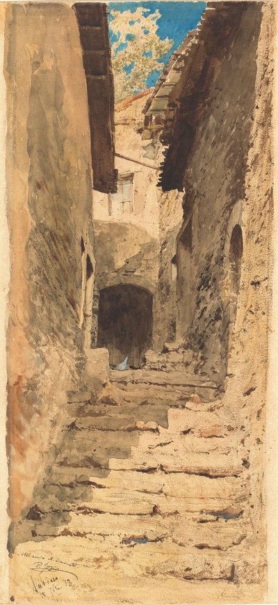 Vue à Subiaco - Pio Joris
