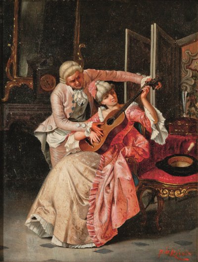La leçon de musique - Pio Ricci