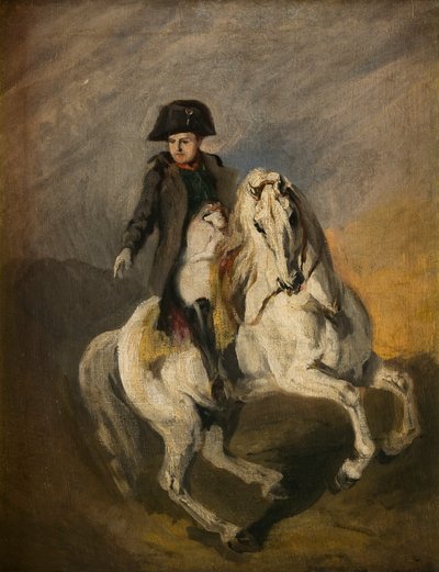 Napoléon sur un cheval gris - Piotr Michalowski