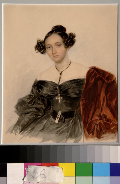Portrait de la comtesse Nadejda Ivanovna Golitsyna, née Kutusova - Piotr Sokolov