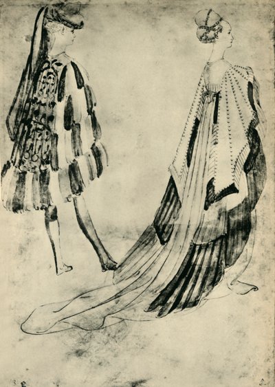 Gentleman et dame en costume de cour, c1420-1455 - Antonio Pisanello