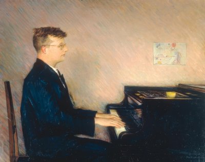 Portrait du compositeur Dmitri Chostakovitch - Pjotr Wladimirowitsch Williams
