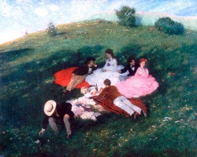 Pique-nique en mai, 1873 - Pál Szinyei Merse
