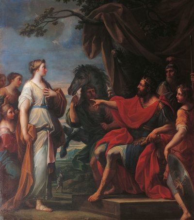 Clélie devant Porsenna, par Placido Costanzi - Placido Costanzi