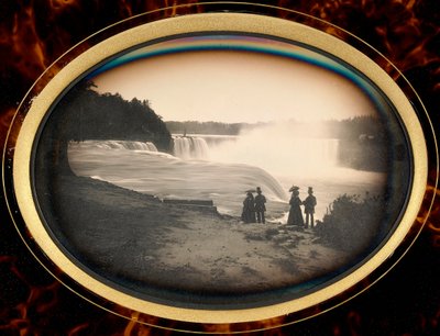 Daguerreotype des chutes du Niagara par Babbitt, vers 1855 - Platt D. Babbitt