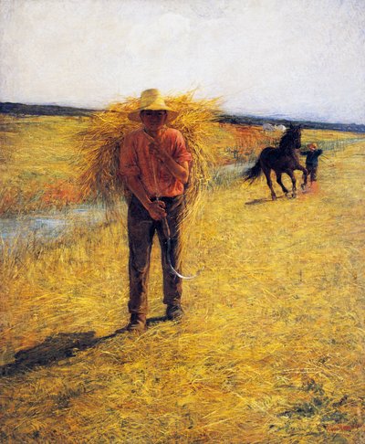Récolte de foin - Plinio Nomellini