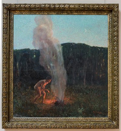 La colonne de fumée - Plinio Nomellini