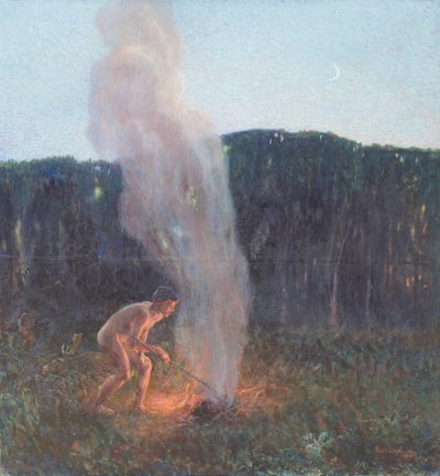 La Colonne de Fumée - Plinio Nomellini