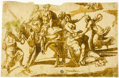 Le vol de Celia - Polidoro da Caravaggio