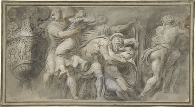 Enlèvement des Sabines - Polidoro da Caravaggio