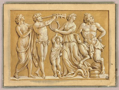 Satyre, faune et nymphes - Polidoro da Caravaggio