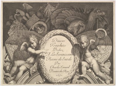 Page de titre de Divers trophées d