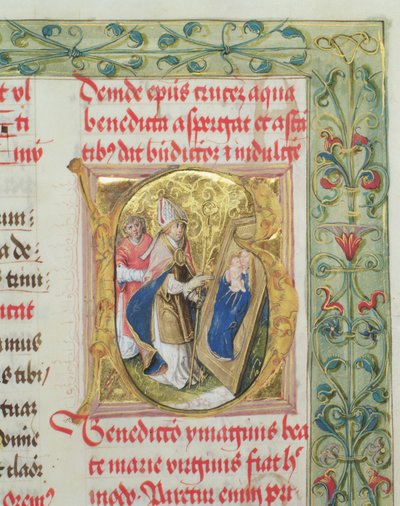 Bénédiction de la Vierge Marie et de l