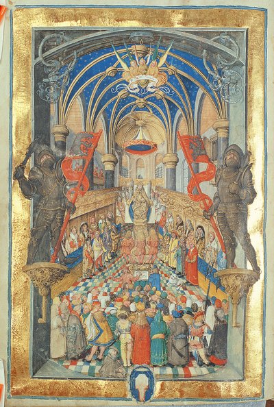 Intrônisation du roi de Pologne du Pontifical de l