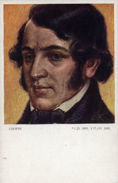 Frédéric Chopin, compositeur et pianiste polonais (1810-1849) - Polish School