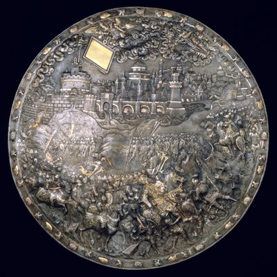 Bouclier de divination de Jean III Sobieski (1624-96) - Polish School