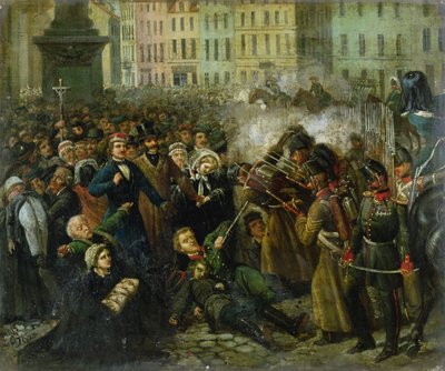 Massacre de Michal Landy, 8 avril 1861 - Polish School