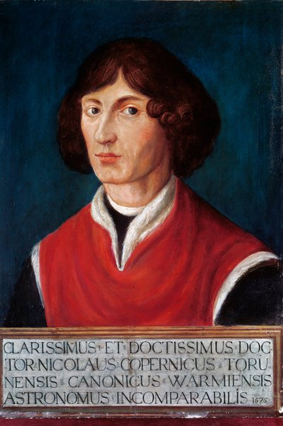 Portrait de Nicolas Copernic - Polish School