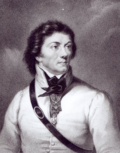 Portrait de Tadeusz Kosciuszko, gravé par William Holl (1807-71), vers 1840 - Polish School