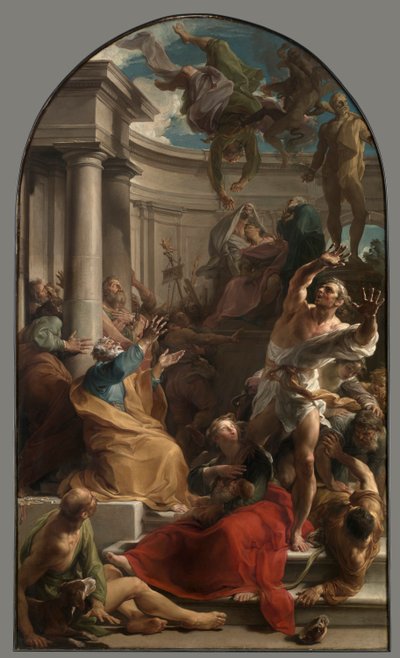 La chute de Simon le Magicien - Pompeo Batoni
